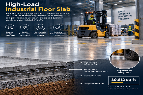 Industrial Flooring Mahindra SEZ