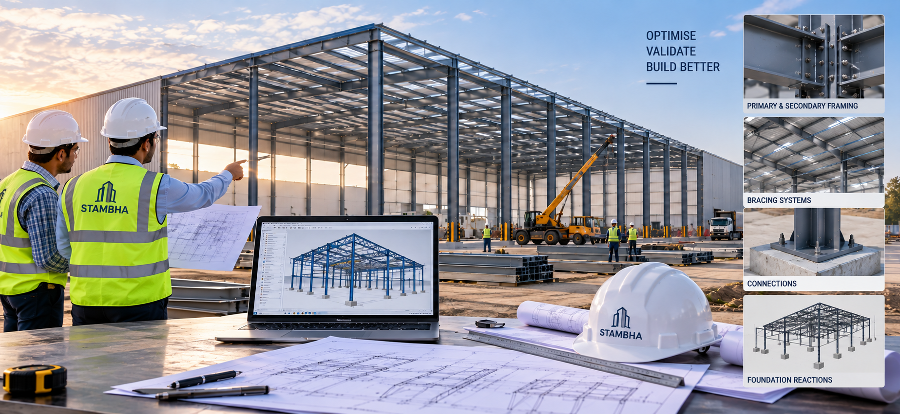 PEB Steel Erection